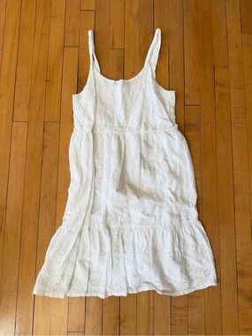 White cotton summer dress